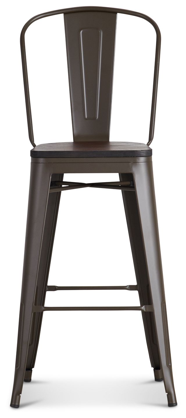 Harlow Dark Tone 30" Wood Barstool