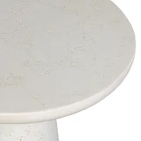 Sornya White Tall End Table