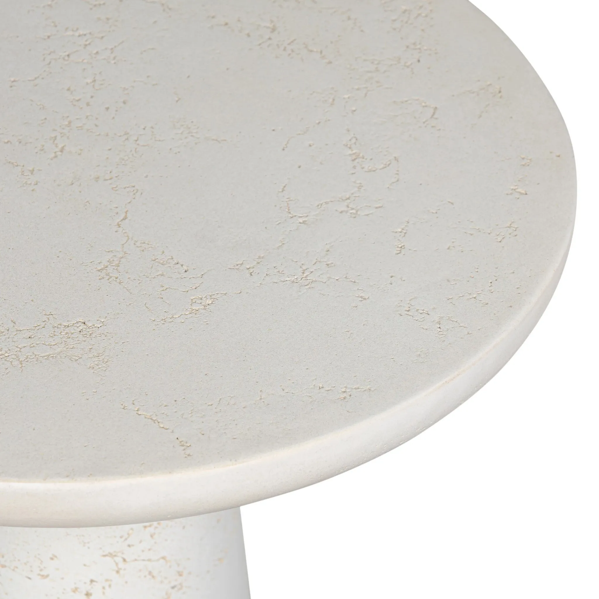 Sornya White Tall End Table