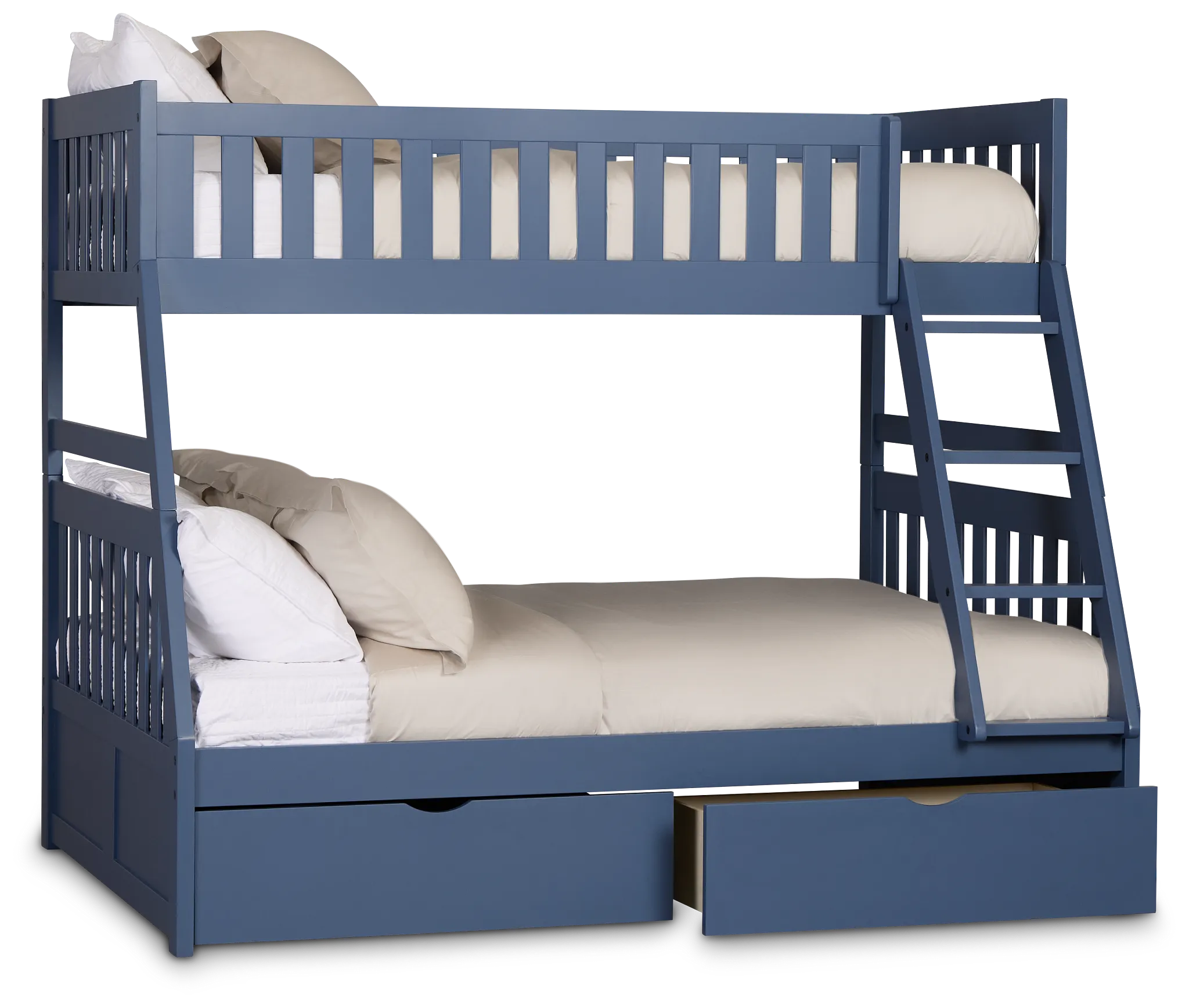 Charleston Dark Blue Storage Bunk Bed