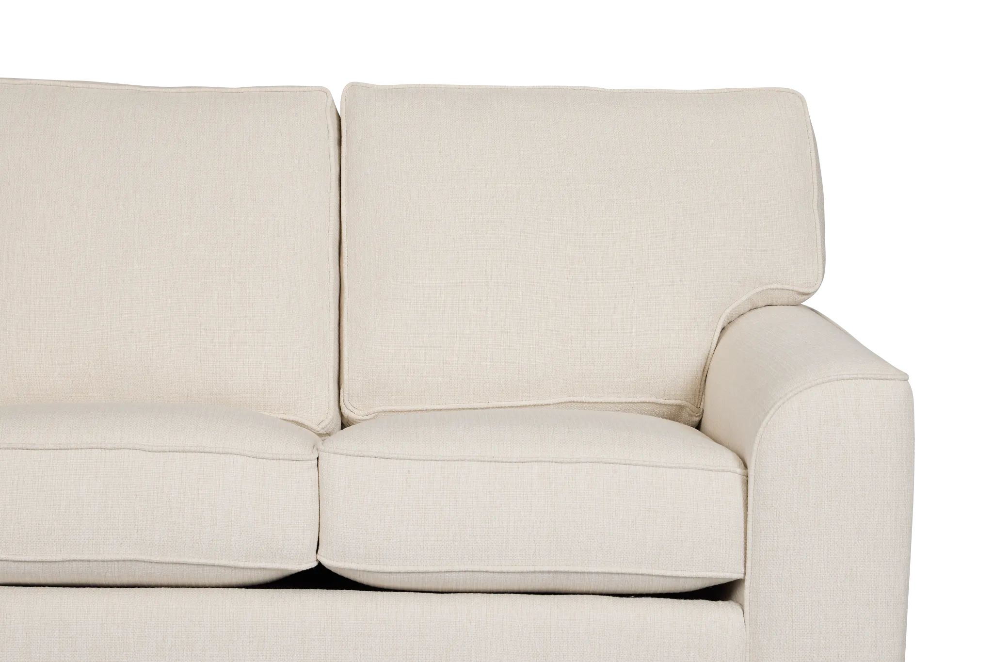 Sinclair Light Beige Fabric Innerspring Sleeper