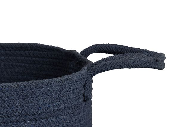 Nuru Dark Blue Set Of 3 Basket
