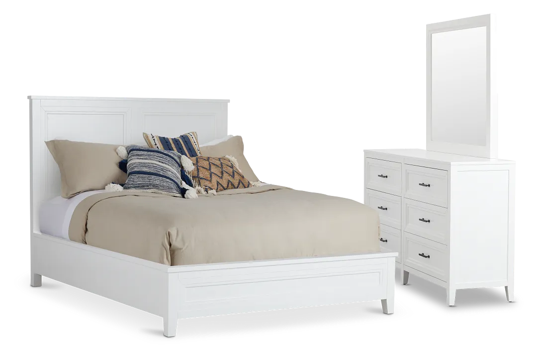 Nantucket White Panel Bedroom