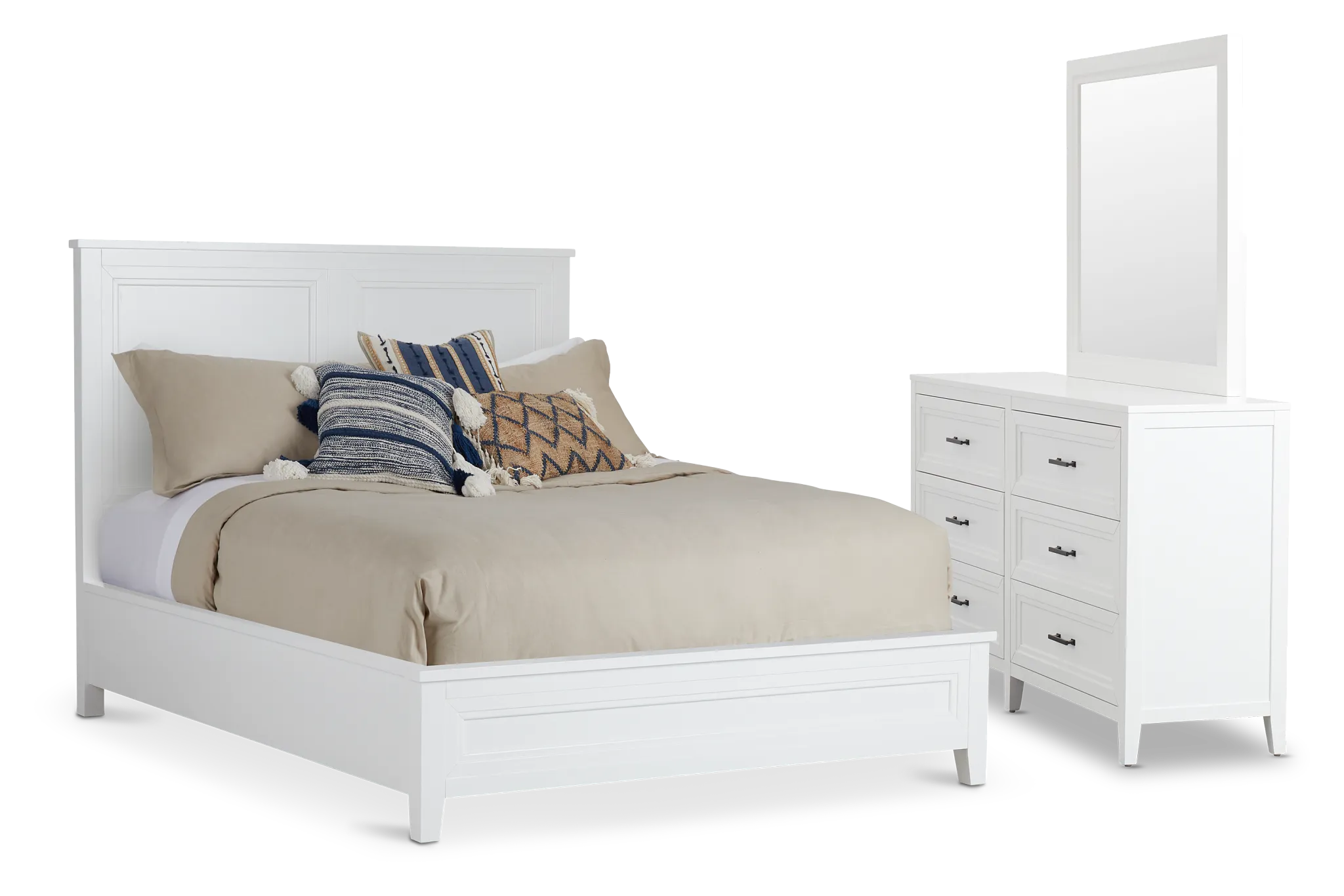 Nantucket White Panel Bedroom