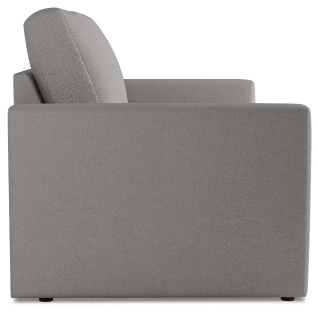 Citymod Light Gray Fabric 2-piece Modular Sofa