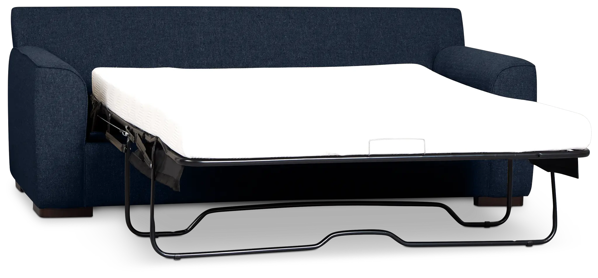 Sinclair Dark Blue Fabric Cooling Memory Foam Sleeper Sinclair Dark Blue Fabric Cooling Memory Foam Sleeper