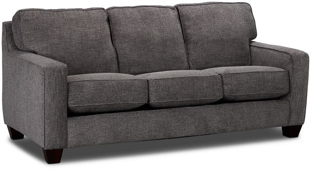 Andie Dark Gray Fabric Memory Foam Sleeper