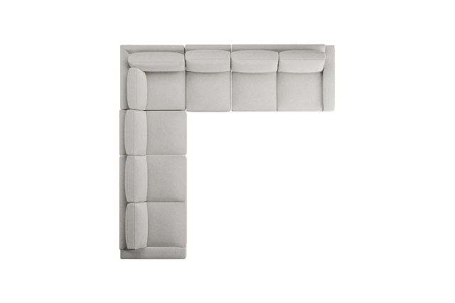 Edgewater Maguire Ivory Large Two-arm Sectional