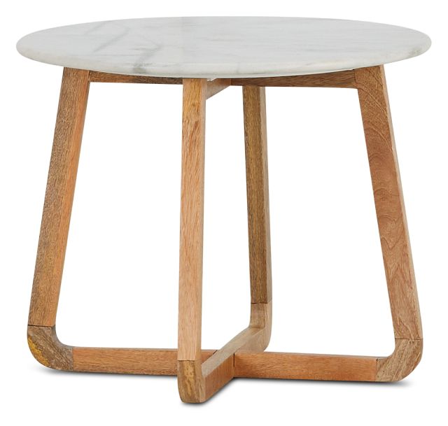 Olivia Marble Accent Table (2)