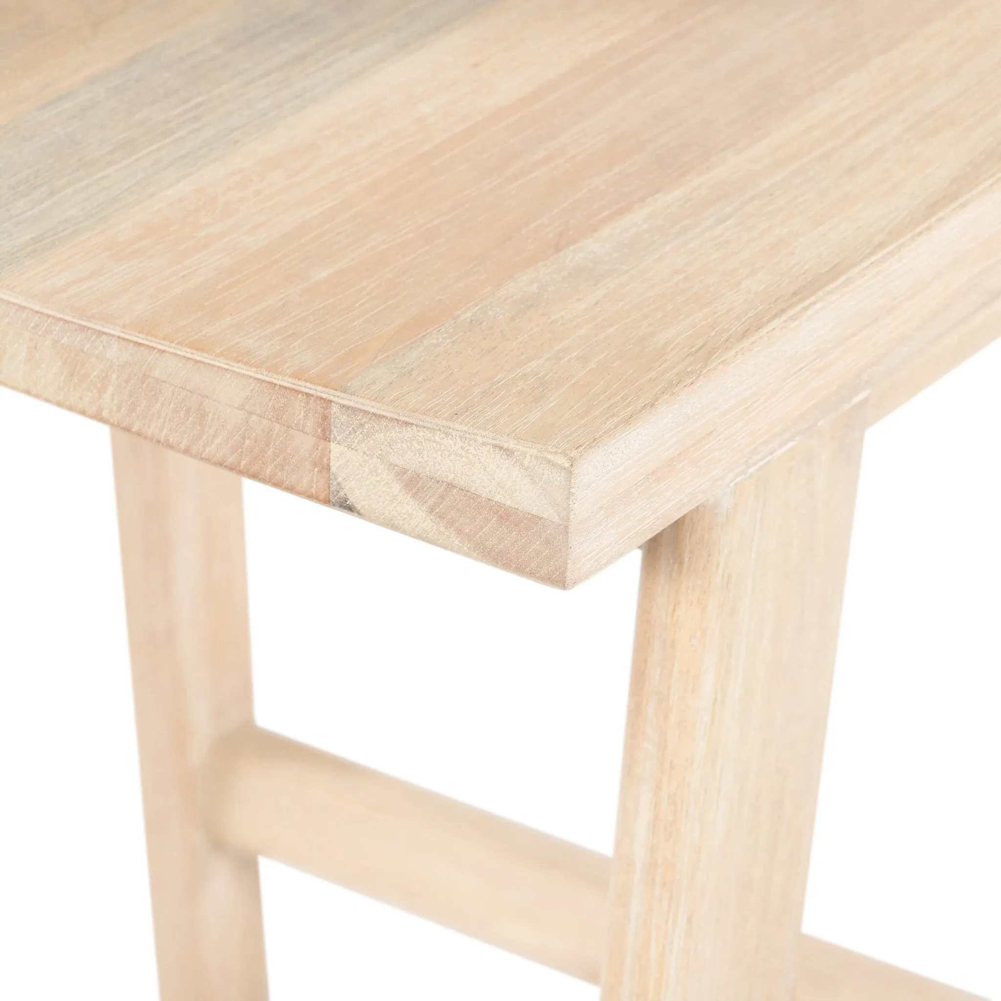 Four Hands Clarita Light Tone Wood 24" Barstool