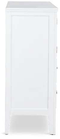 Seabrook Large White Door Dresser