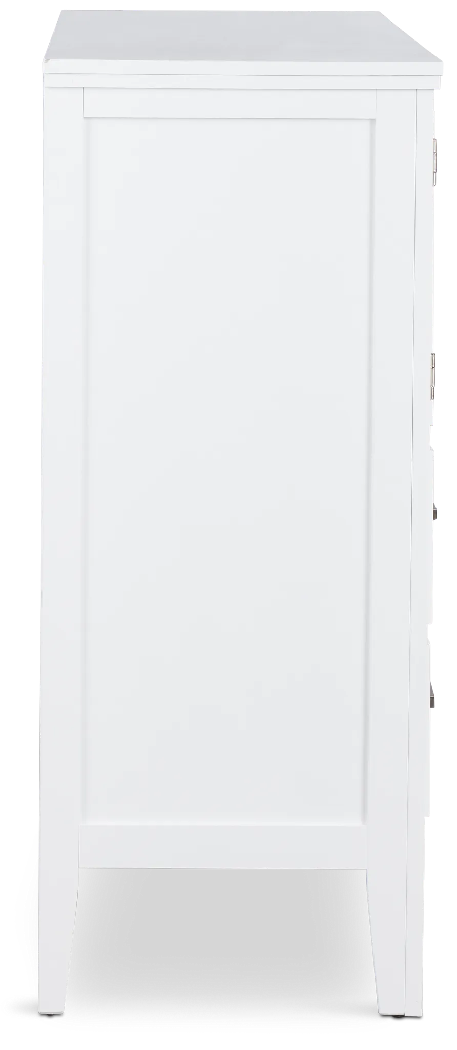 Seabrook Large White Door Dresser