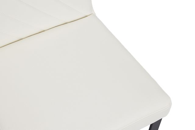 Harlem White Upholstered Side Chair