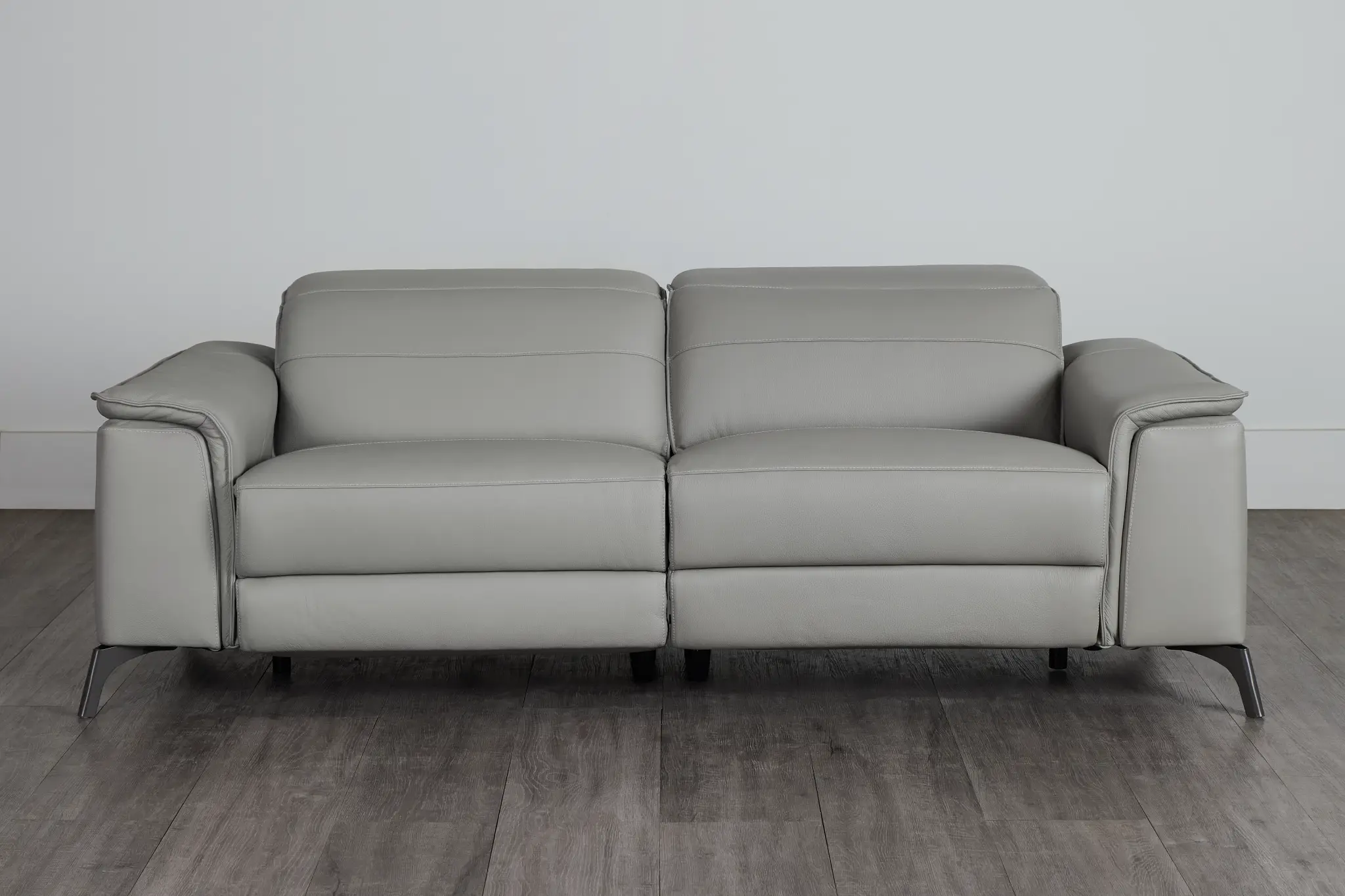 Pearson Gray Leather Power Reclining Sofa Pearson Gray Leather Power Reclining Sofa