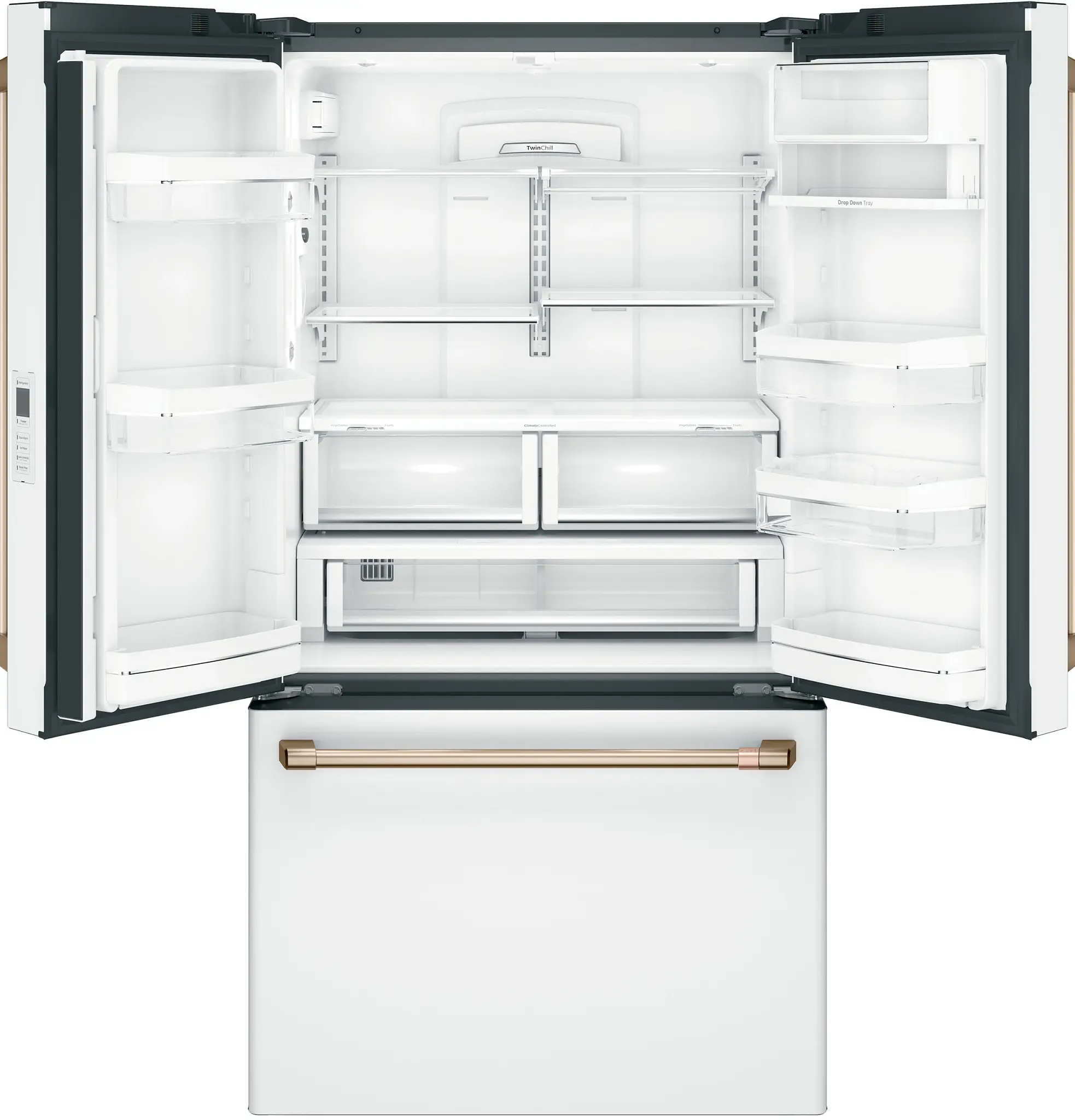 Cafe 23 Series White Bottom Freezer Refrigerator Cafe 23 Series White Bottom Freezer Refrigerator