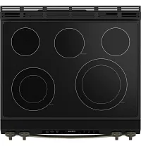Ge 600 Series Black 30" Electric Range