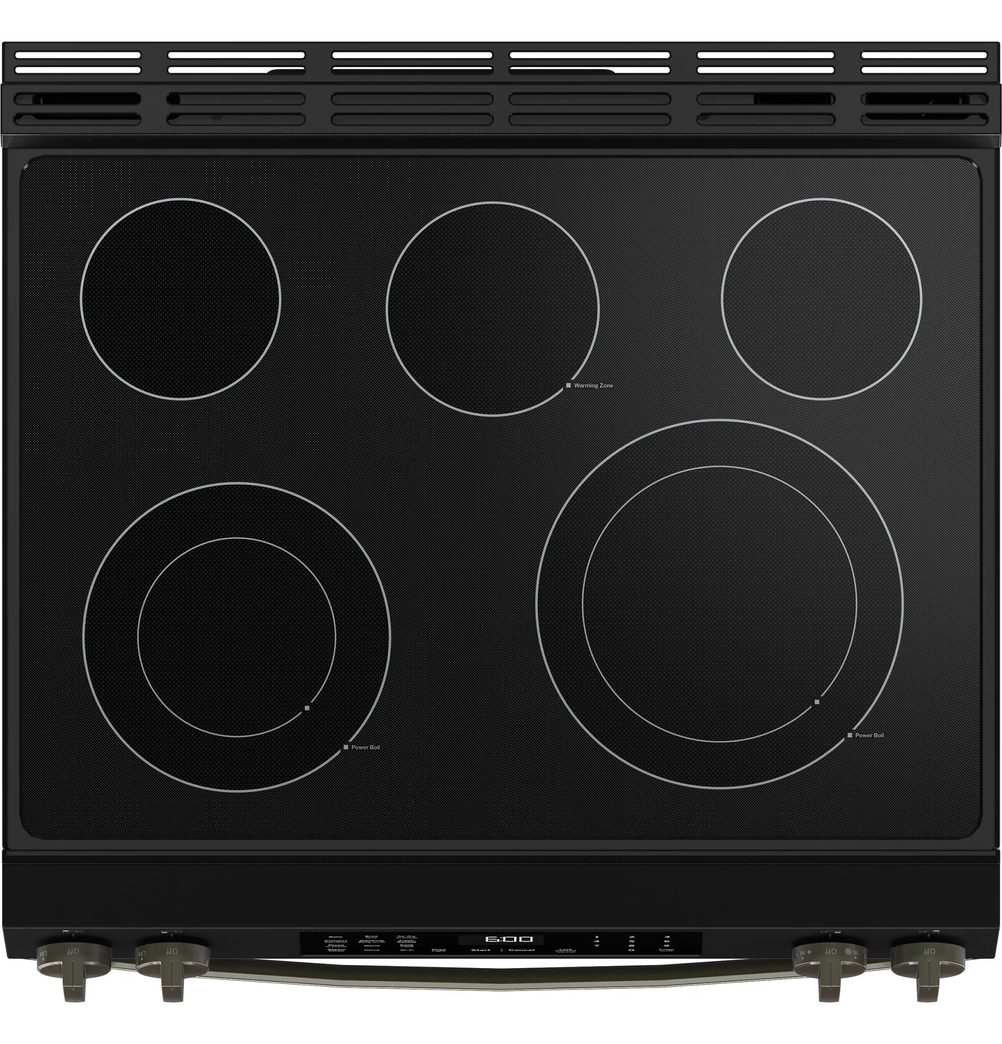 Ge 600 Series Black 30" Electric Range