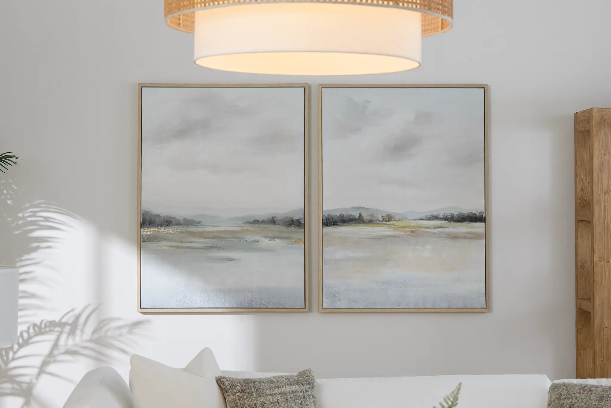 Nalah Light Gray Framed Wall Art Nalah Light Gray Framed Wall Art