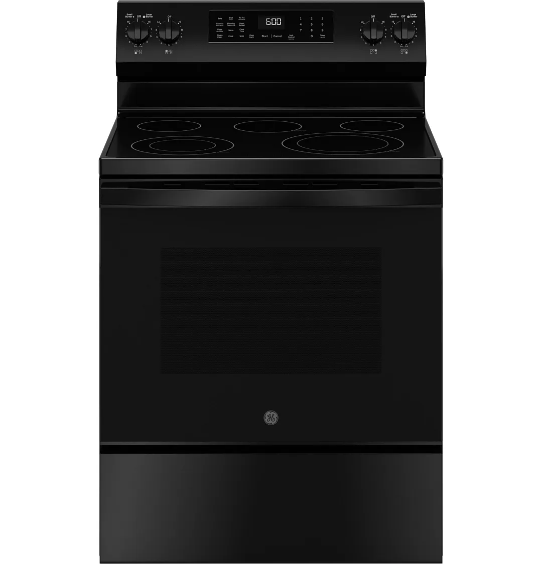 Ge 600 Series Black 30" Electric Range