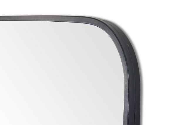 Hudson Black Small Mirror