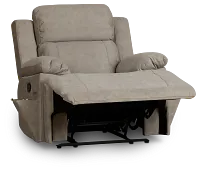 Benson Beige Micro Recliner