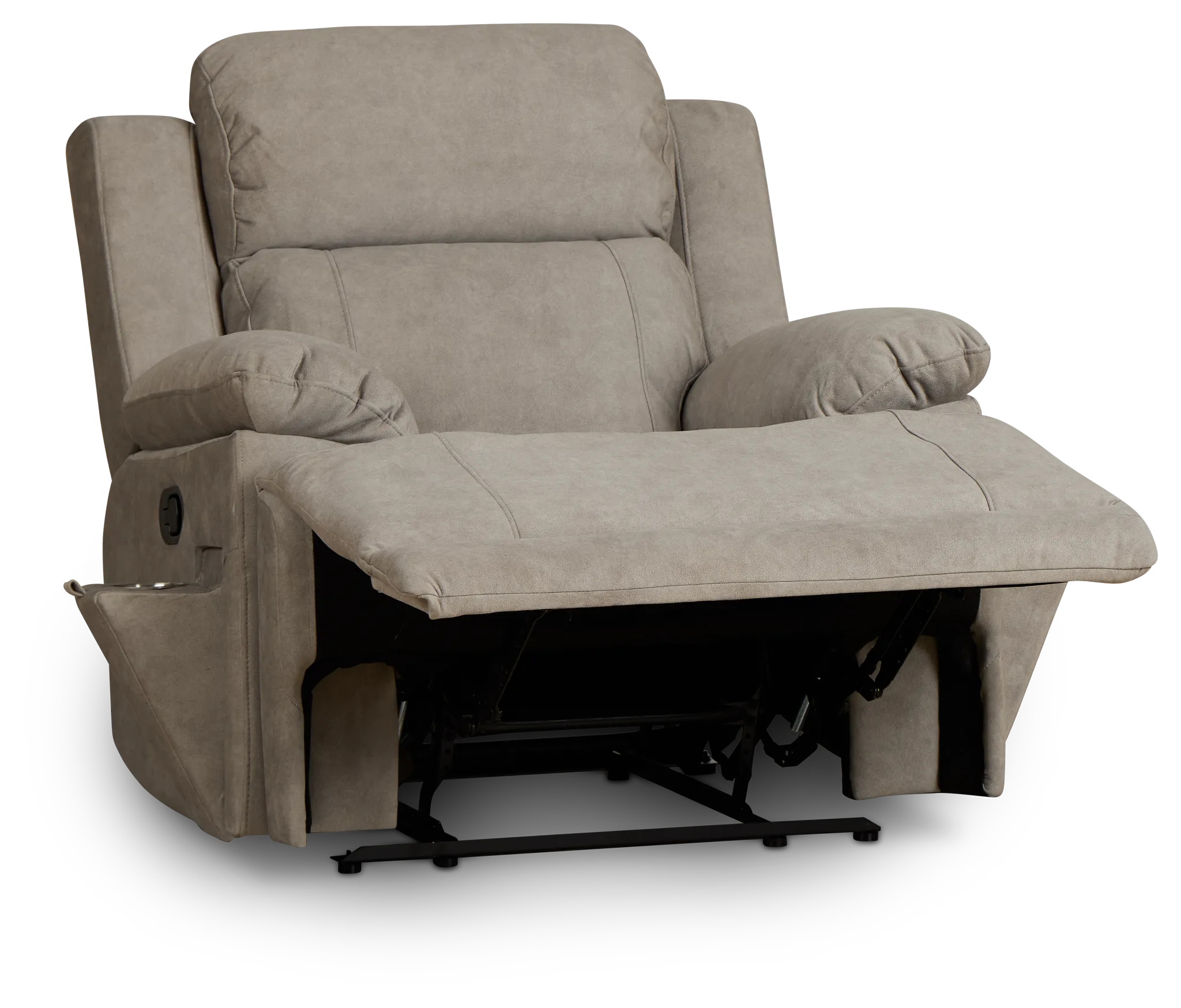 Benson Beige Micro Recliner