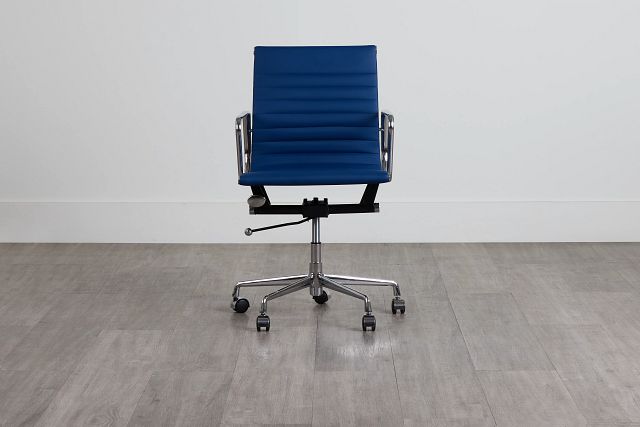 Mateo Dark Blue Desk Chair