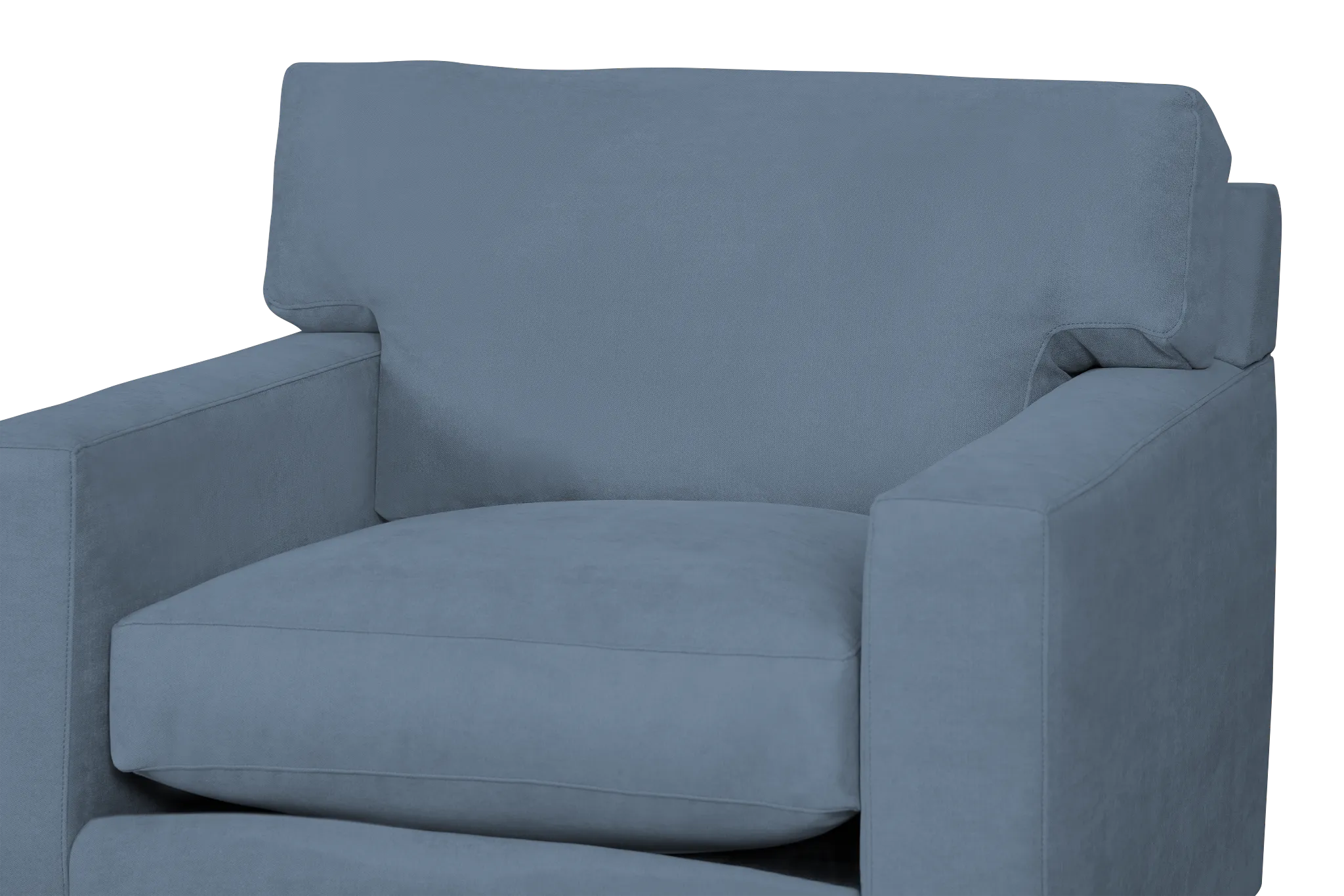 Hudson Blue Fabric Chair