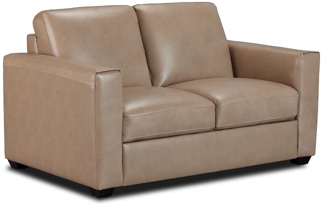 Lane Taupe Lthr/vinyl Loveseat