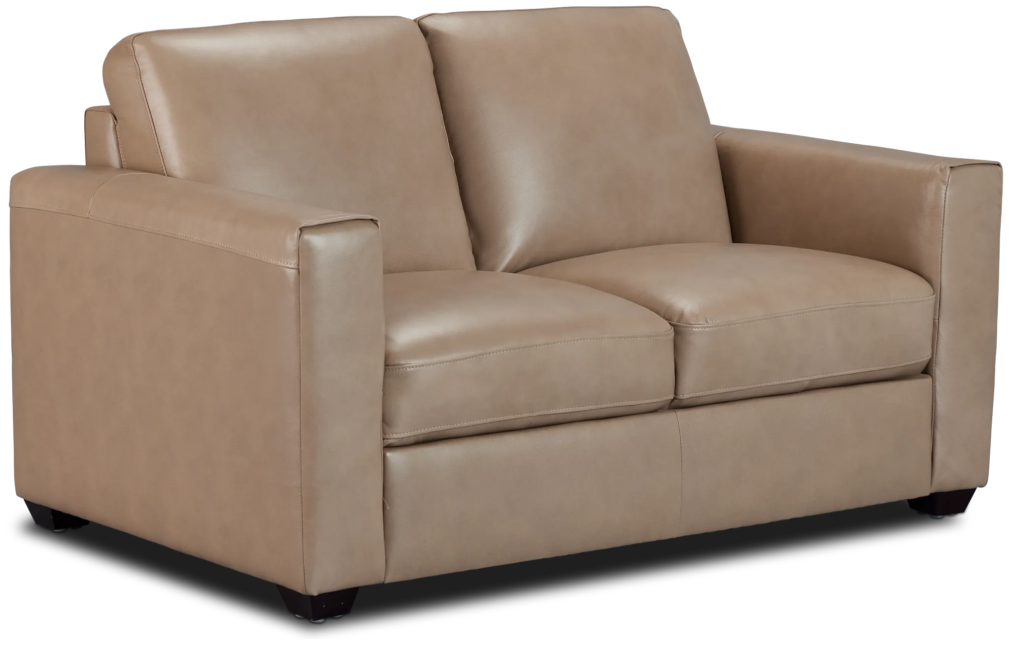 Lane Taupe Lthr/vinyl Loveseat