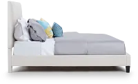 Lucy Taupe Uph Platform Bed