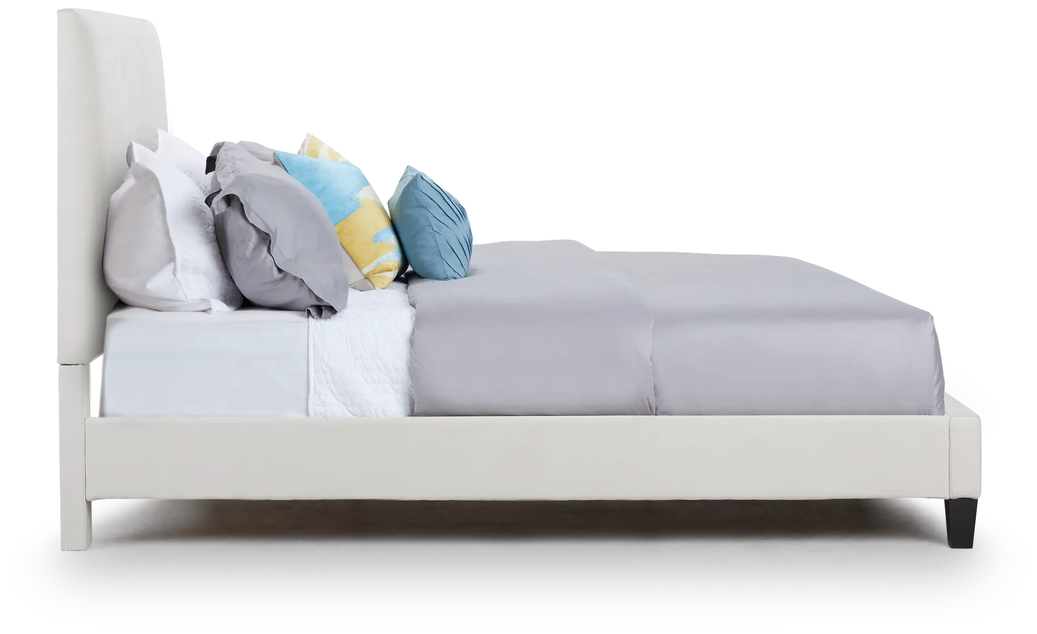 Lucy Taupe Uph Platform Bed Lucy Taupe Uph Platform Bed