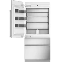 Monogram 363 Series Panel Ready 36" Built In Bottom Freezer Refrigerator
