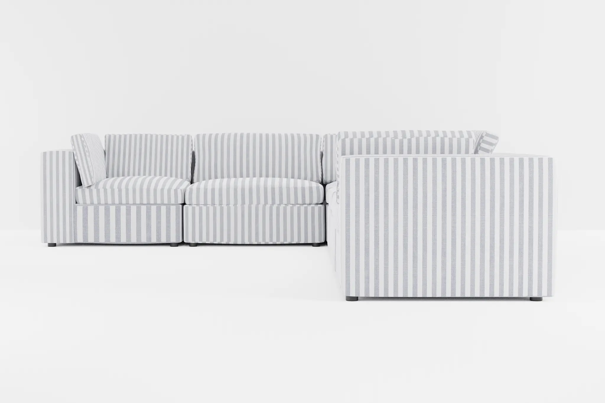 Destin Sea Lane Dark Blue Fabric 6-piece Modular Sectional Destin Sea Lane Dark Blue Fabric 6-piece Modular Sectional