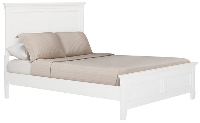 Tamara White Panel Bed