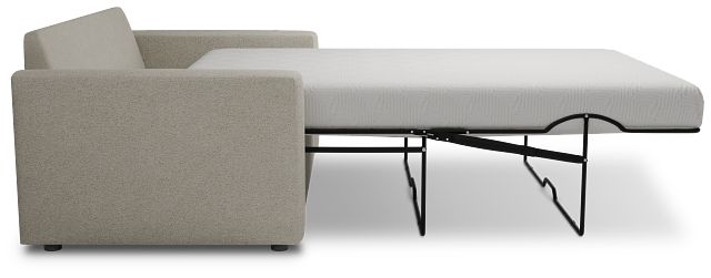 Siesta Elite Gray Fabric Memory Foam Sleeper
