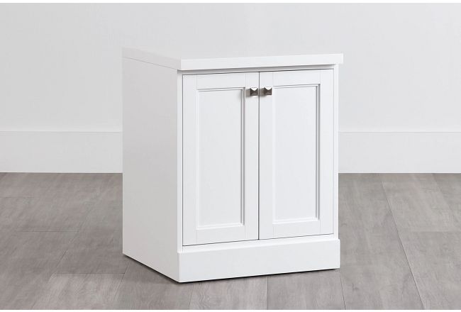 Newport White Door Cabinet