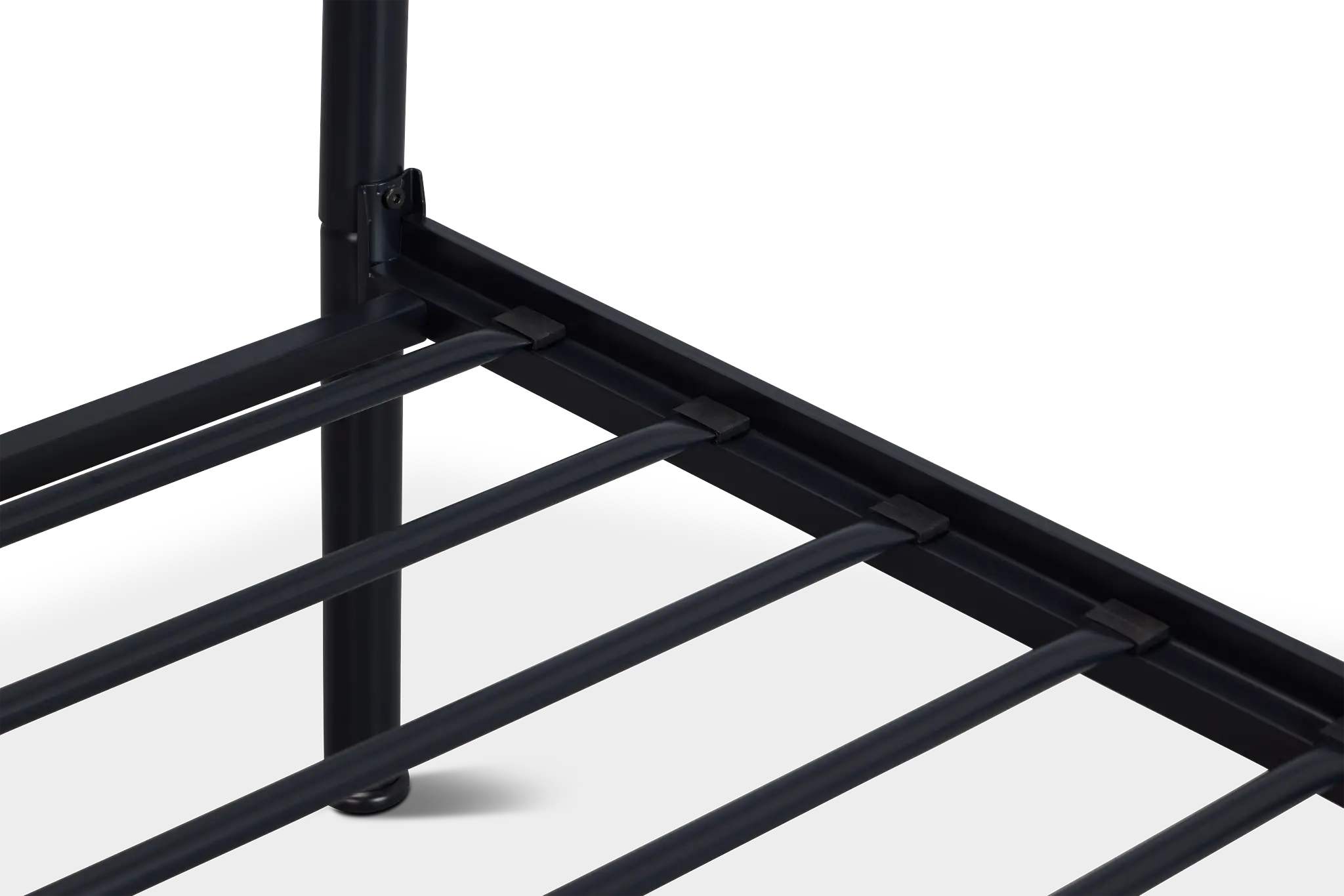Rory Black Metal Panel Bed Rory Black Metal Panel Bed
