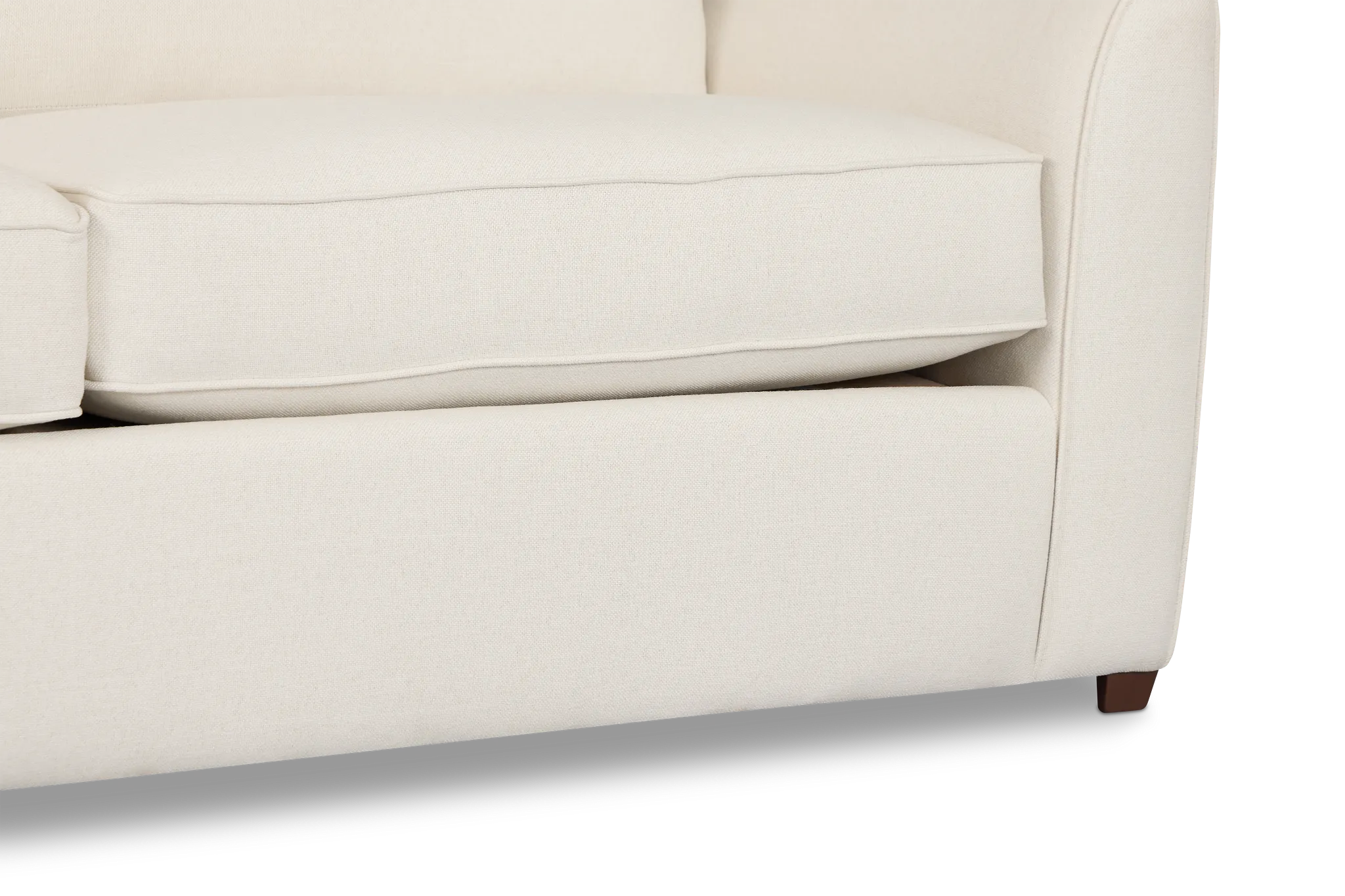 Tate Light Beige Fabric Memory Foam Sleeper