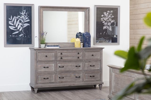 Sonoma Light Tone Dresser & Mirror