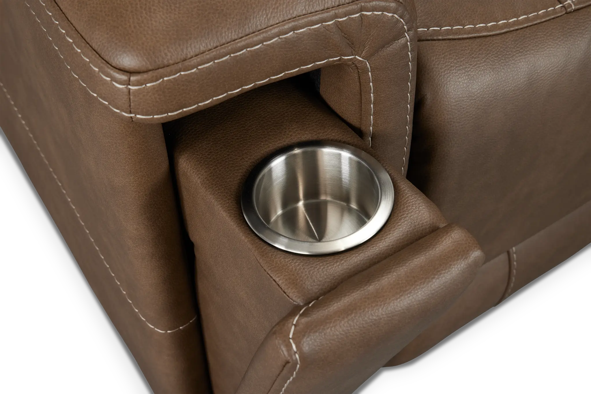 Jayden Brown Micro Power Reclining Console Loveseat Jayden Brown Micro Power Reclining Console Loveseat