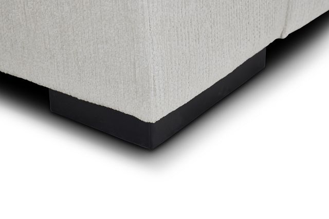 Blakely White Fabric Medium 2-arm Right Facing Sleeper Sectional