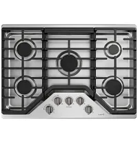 Cafe 1 Series Black 5 Piece Gas Knobs