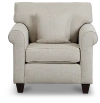 Cameron Beige Fabric Chair
