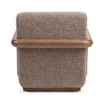 Willy Brown Fabric Swivel Accent Chair