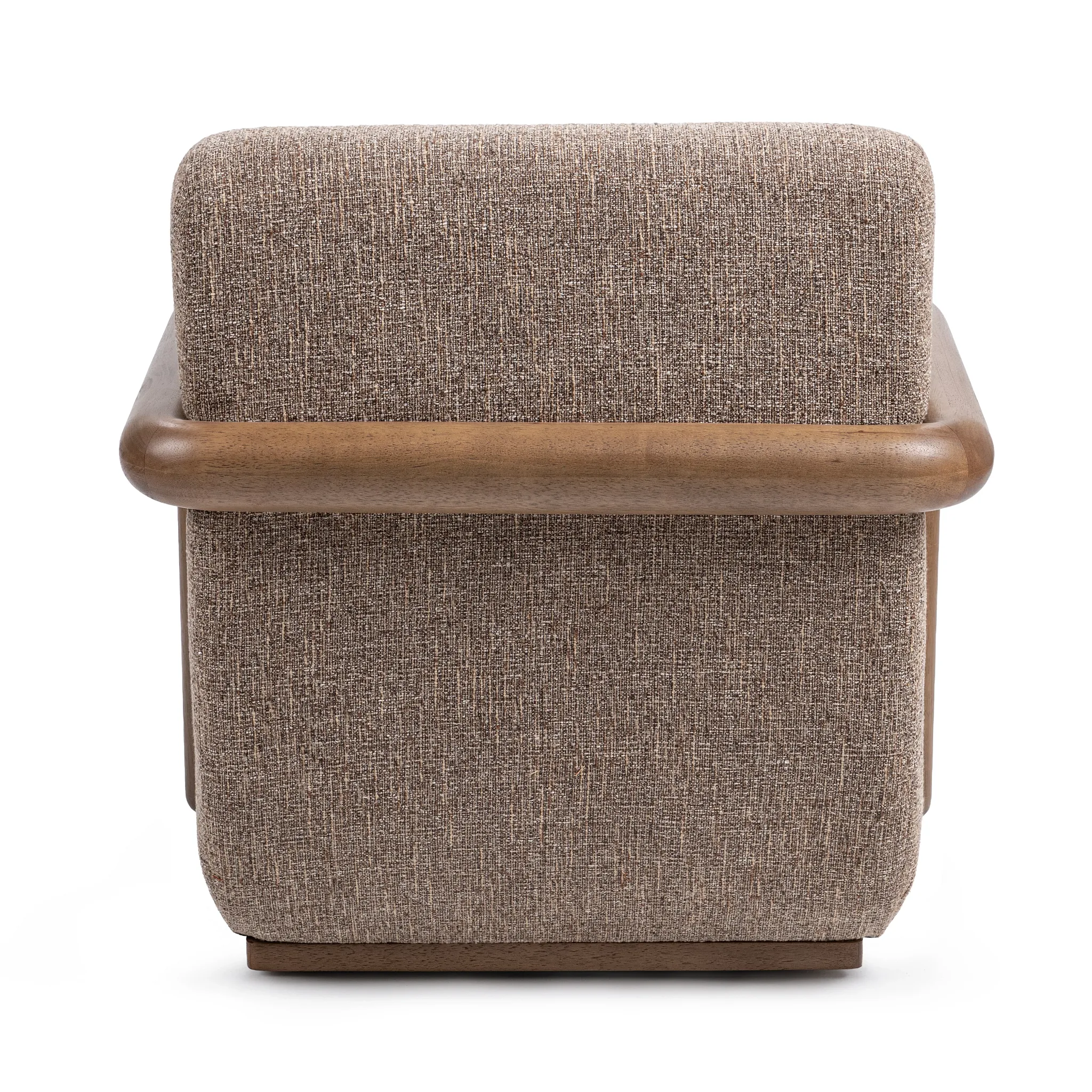 Willy Brown Fabric Swivel Accent Chair