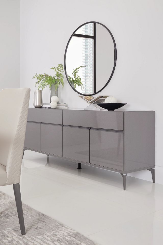 Oslo Gray 82" Buffet