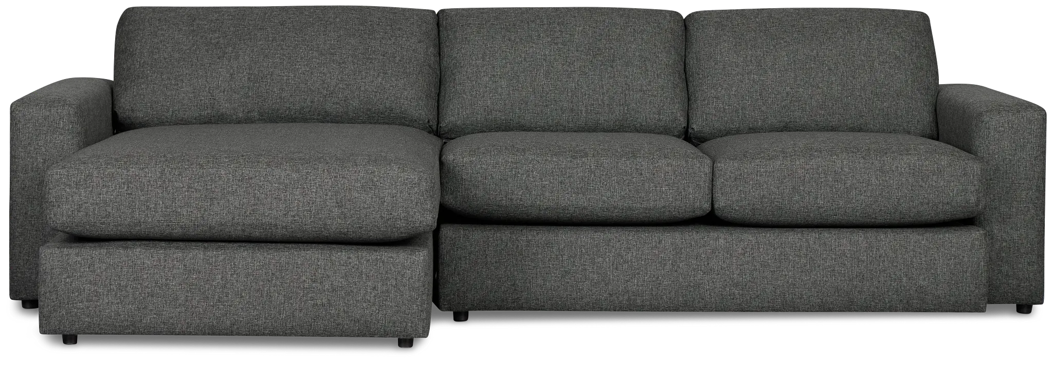 Brantley Dark Gray Fabric Left Chaise Sectional Brantley Dark Gray Fabric Left Chaise Sectional