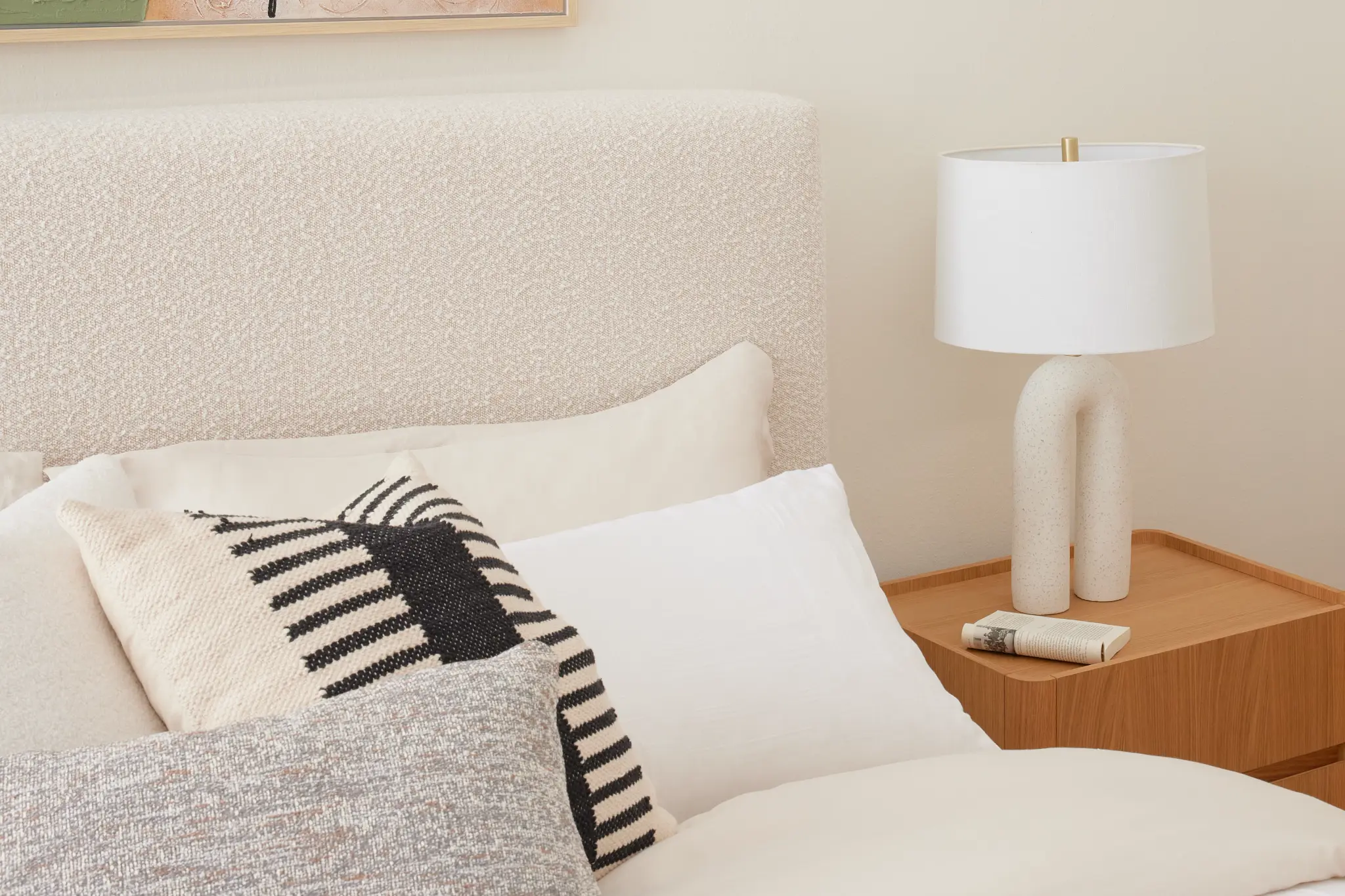 Calabasas Beige Uph Panel Bed Calabasas Beige Uph Panel Bed