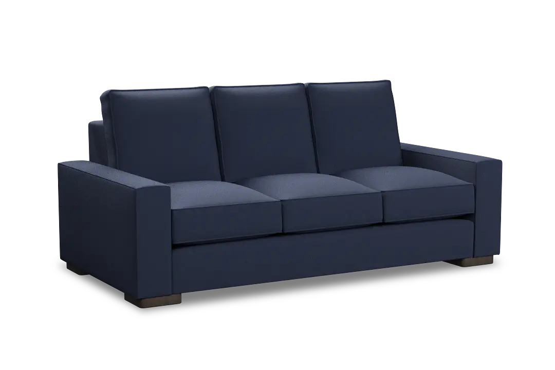 Edgewater Peyton Dark Blue 84" Sofa W/ 3 Cushions Edgewater Peyton Dark Blue 84" Sofa W/ 3 Cushions